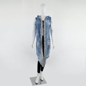 Showon Women Denim Shrug